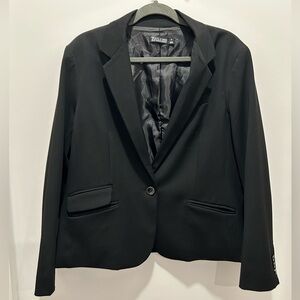 New York & Company black suit blazer size 18